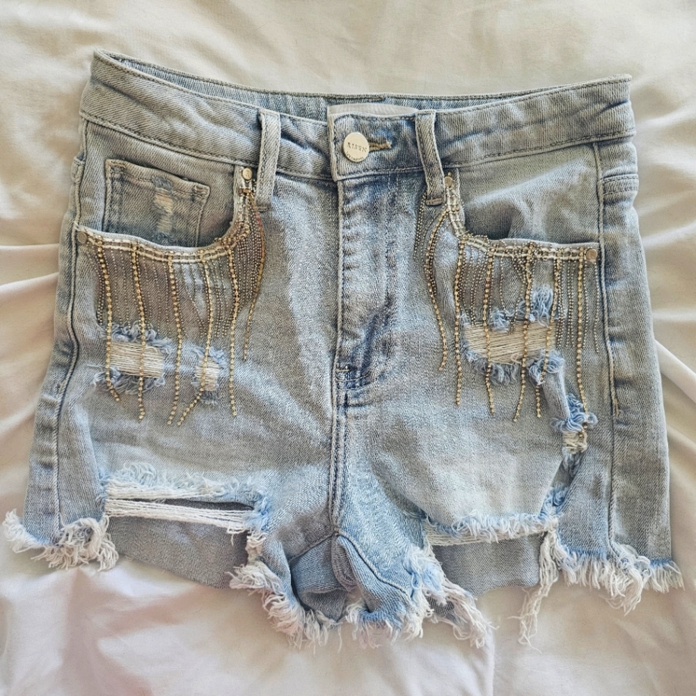 Risen Jeans Denim Shorts Size Small
